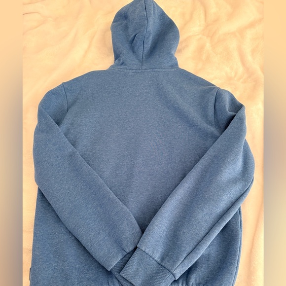 Superdry Men's Light Blue Hoodie Sweater - Sz Small - Picture 6 of 6